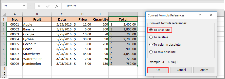 excel-formula-keep-same-cell