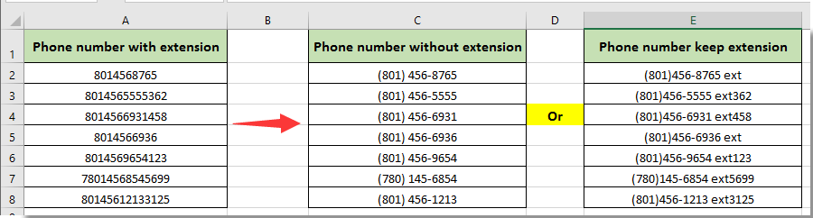 Excel Phone Number Format Uk