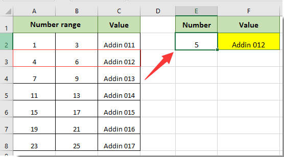 Excel If Cell Value Is In List