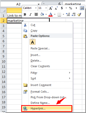 Excelで特定のフォルダへのハイパーリンクを作成するにはどうすればよいですか