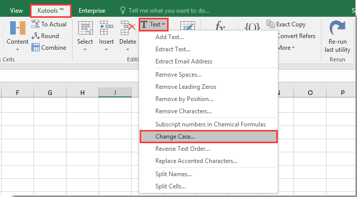 convert uppercase to lowercase