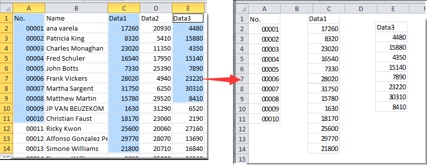 how-to-print-selected-columns-together-on-one-page-in-excel