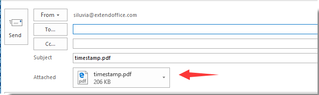 How To Save A Worksheet As Pdf File And Email It As An Attachment Through Outlook