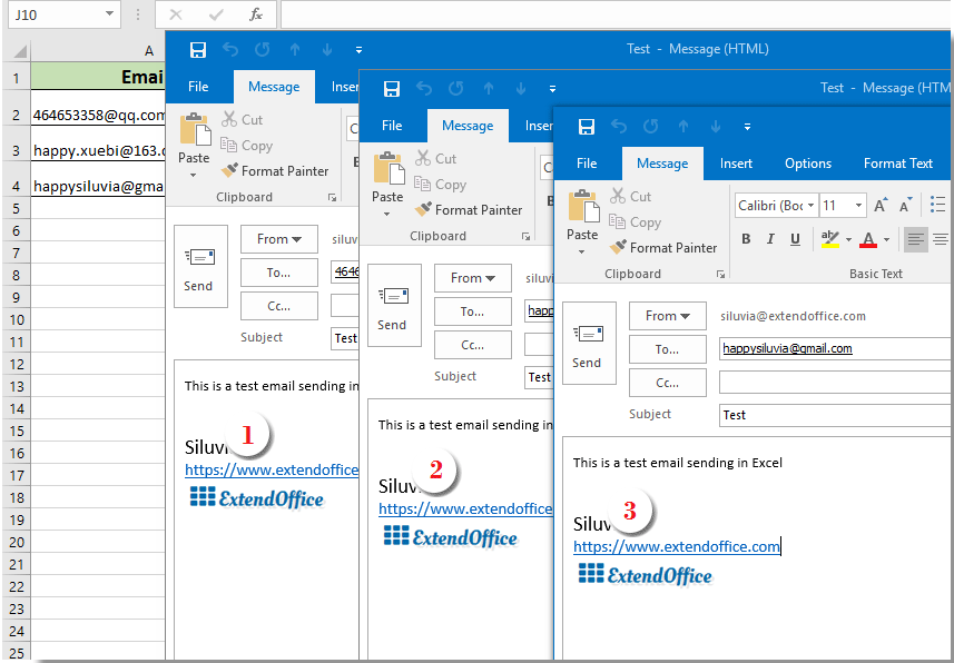 creating signature in excel