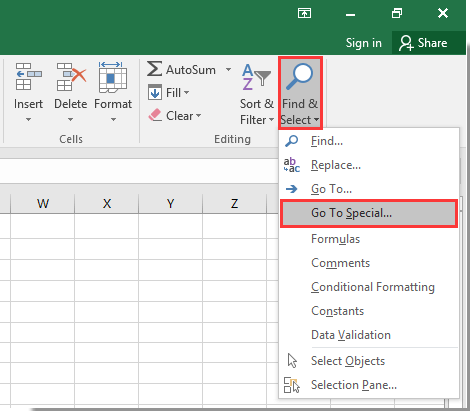 merge and center in excel