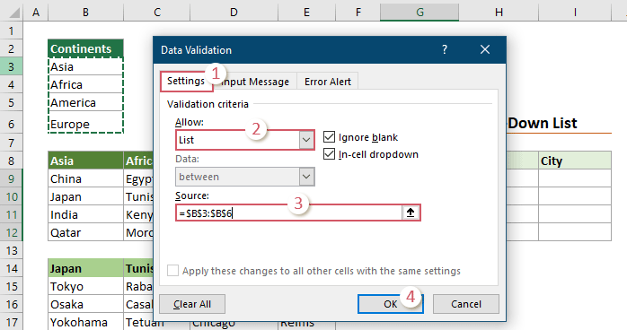 Three Types Of Multi Column Excel Drop Down Lists Step By Step Guide