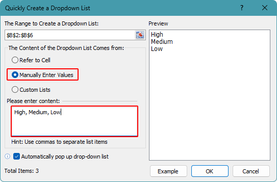 Data Validation option on the ribbon in Excel