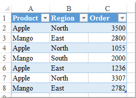 doc filter to another sheet 11