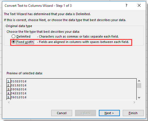 doc enter dates without slash 3