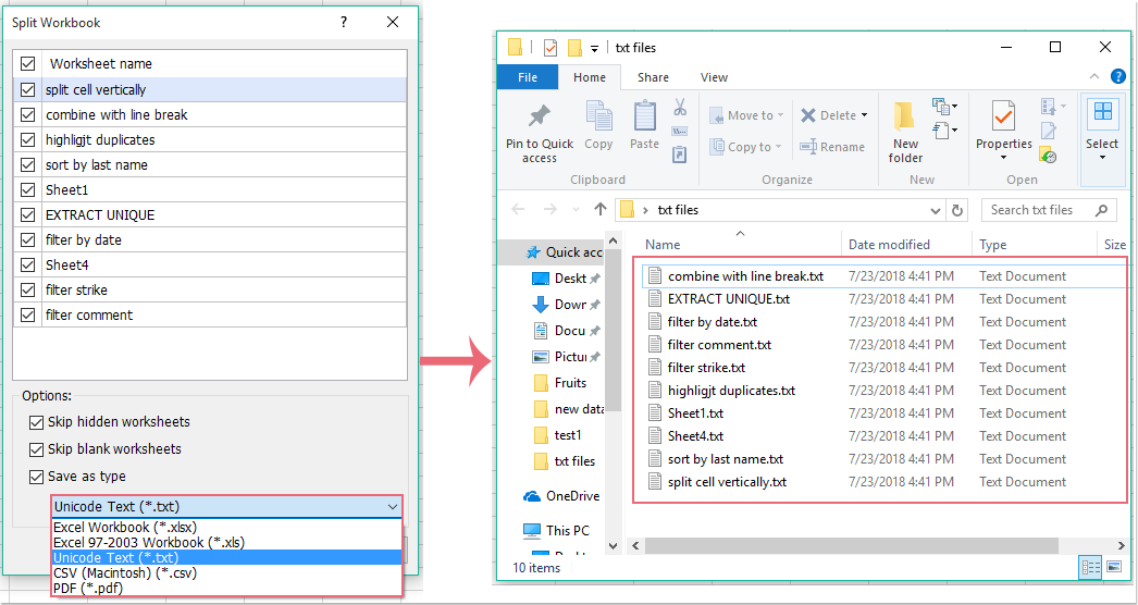 How To Export Multiple Columns Into Individual Text Files In Excel 