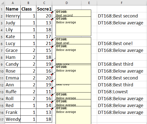 doc extract comment contents 1