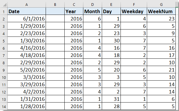 doc extract part of date 2