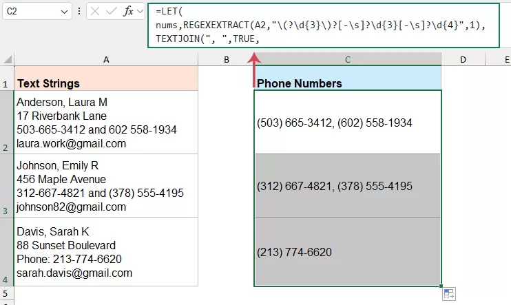 Standardizing Phone Numbers