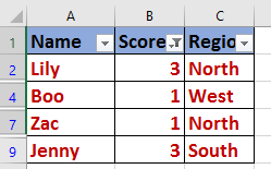 doc extract rows by criteria 5