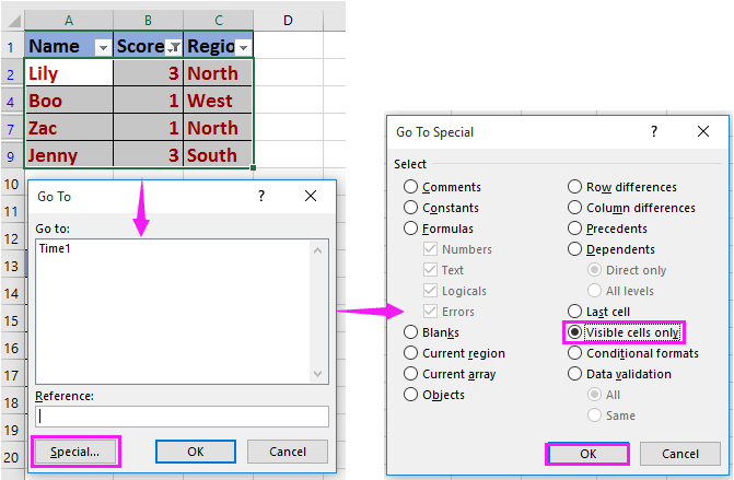 doc extract rows by criteria 6