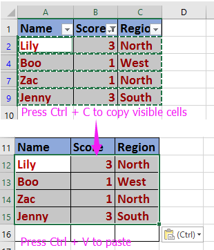 doc extract rows by criteria 7