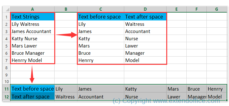 Excel Extract Text Before Last Space