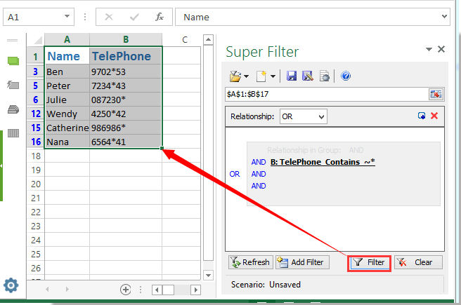 How to filter data by containing asterisk or other special characters ...