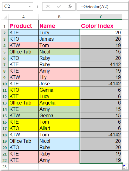 여러 색상으로 문서 필터 2