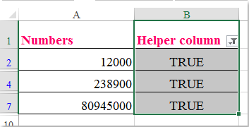 doc filtre numarası 5 ile biter