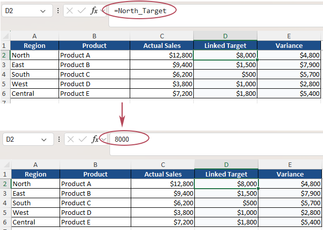 The selected broken workbook link is removed