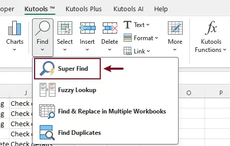 enable the super find feature