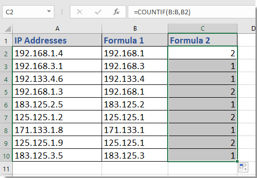 formula for excel to find duplicates on mac