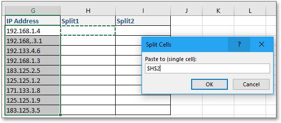 doc kutools split cells 3