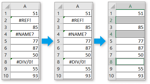 How To Quickly Find And Remove All Rows With Errors In Excel