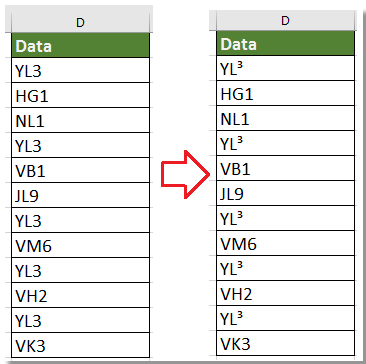 doc find replace superscript 1