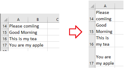 hit enter to go to next line in excel cell