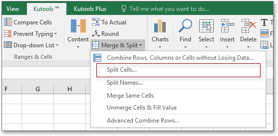 doc google sheet split cellule 3