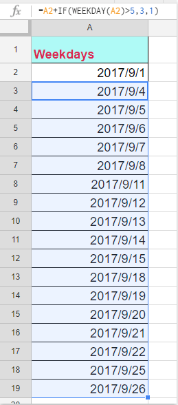 how-to-autofill-dates-in-excel-without-weekends