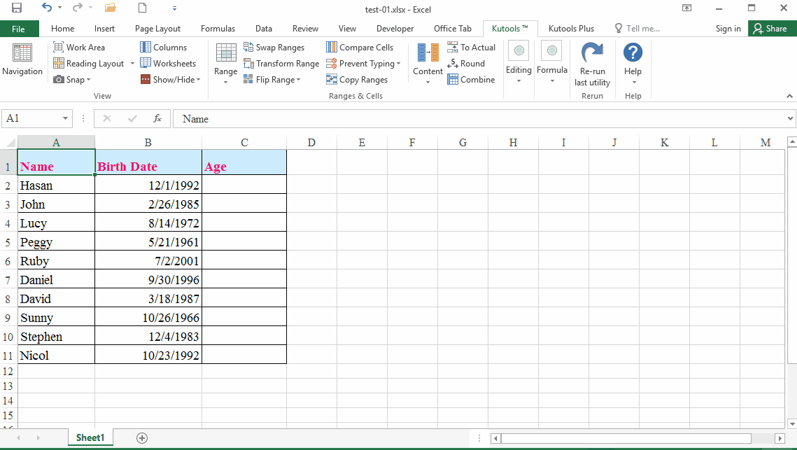 free chronological age calculator