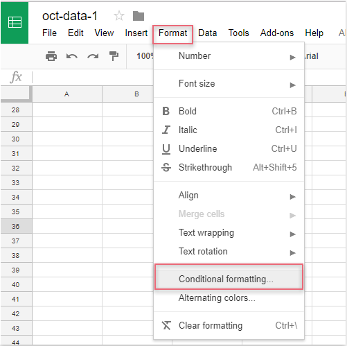 How To Conditional Formatting Based On Another Sheet In Google Sheet