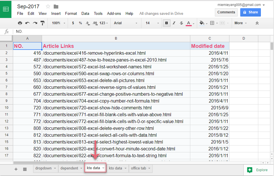 how to share excel spreadsheets