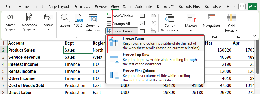 freeze-panes
