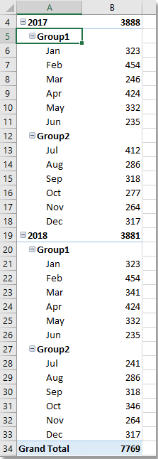 doc group by half a year pivottable 7