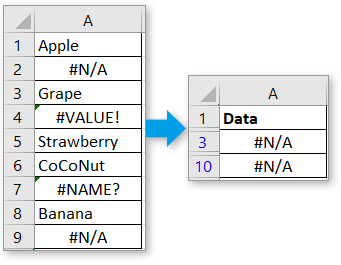 docはna7で行を非表示にします