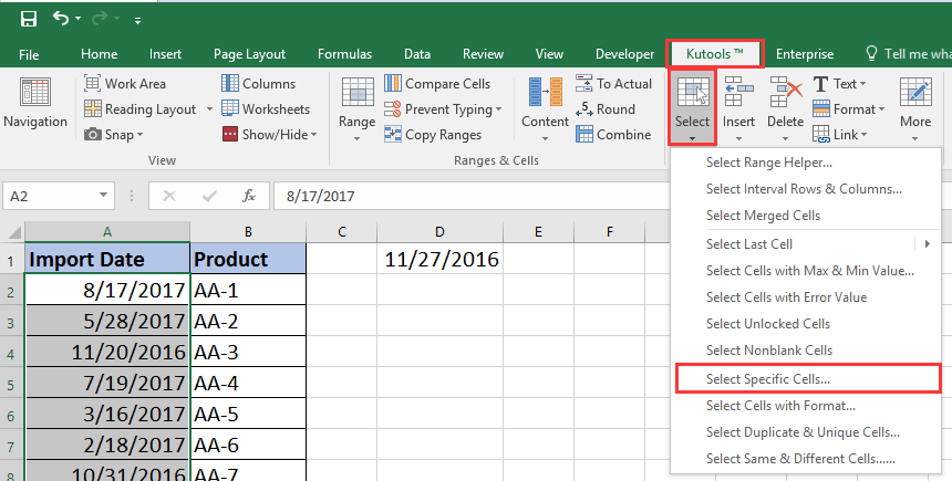 How To Highlight The Dates Over A Year Old In Excel 