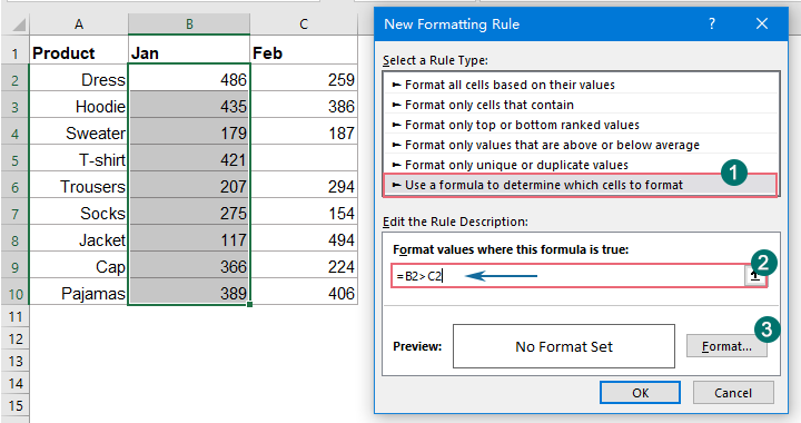 Excel Conditional Formatting Greater Or Less Than 0