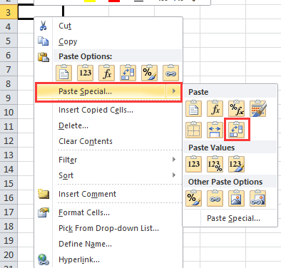 excel transpose cells from horizontal to vertical