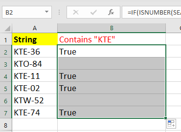 doc if cell contains a word then equal 9