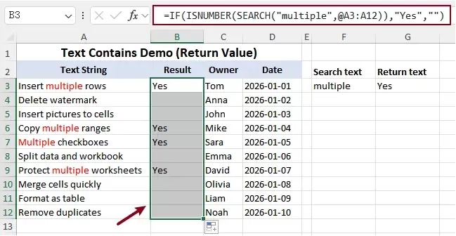 kutools results