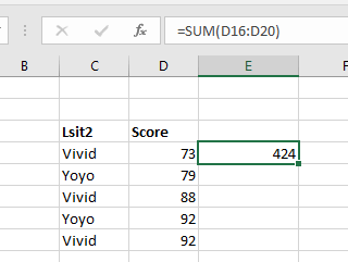 doc om värdet existerar så summera 5