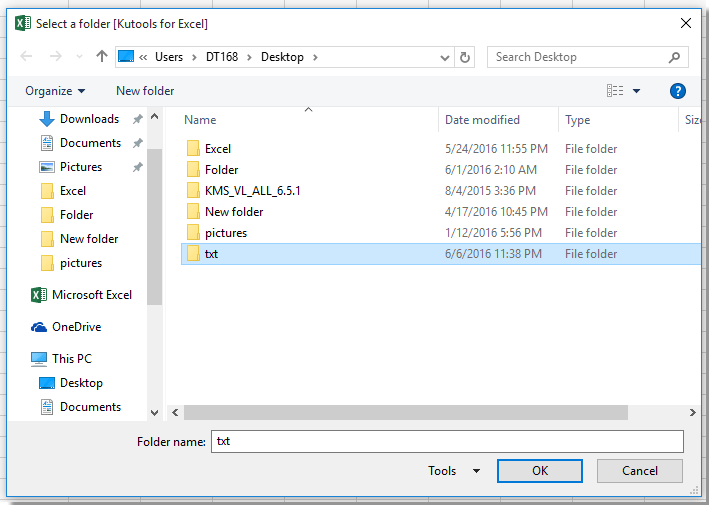 doc import text files from a folder 1