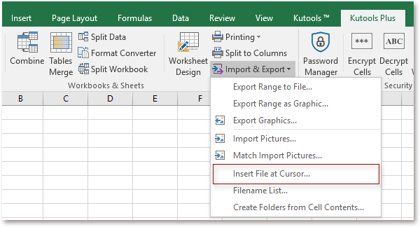 doc importare file di testo da una cartella 3