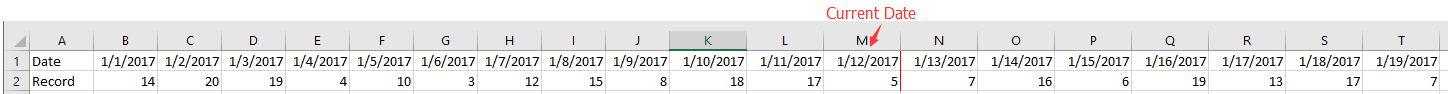 doc insert line by current date 1