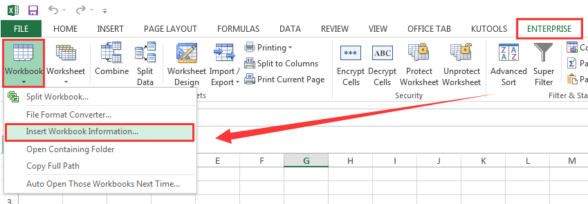 How to quickly insert sheet names in cells in Excel?