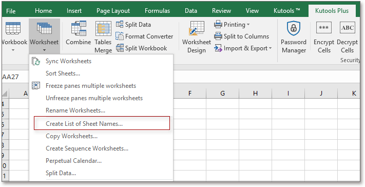 How To Quickly Insert Sheet Names In Cells In Excel